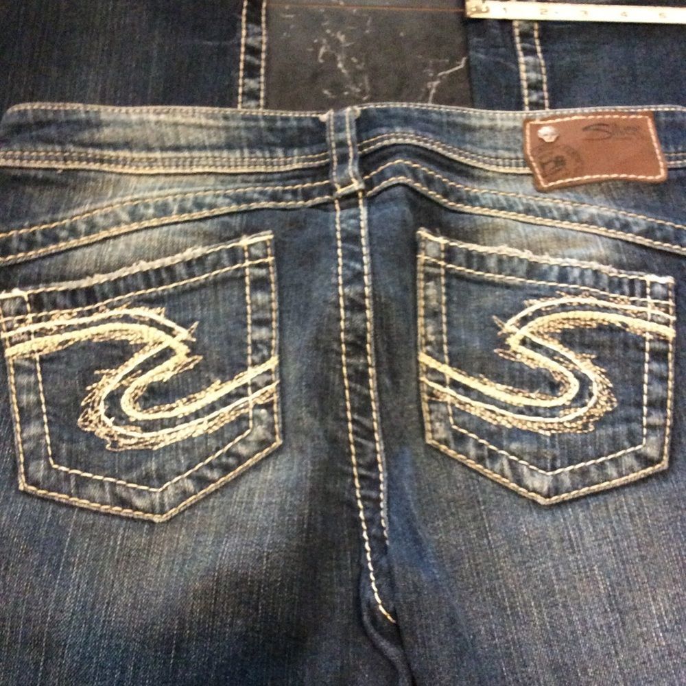 Silver jeans